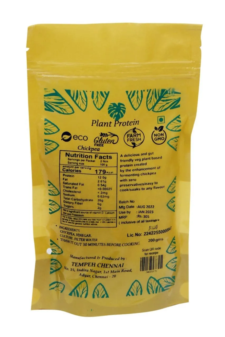 Tempeh Chickpea Fresh -ORIGINAL, 200g