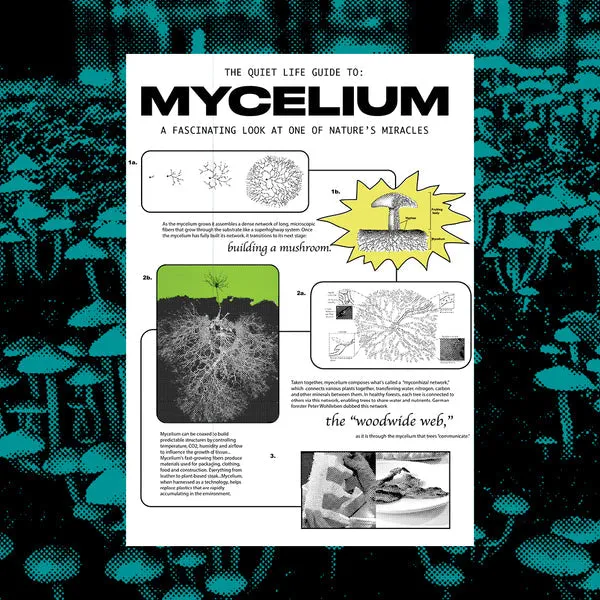 The Quiet Life - Mycelium - Premium T - Tie Dye