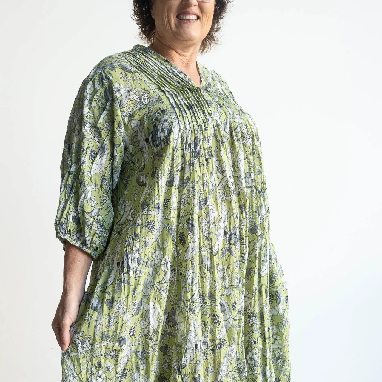 The Wanderer Tunic Dress - Botanical