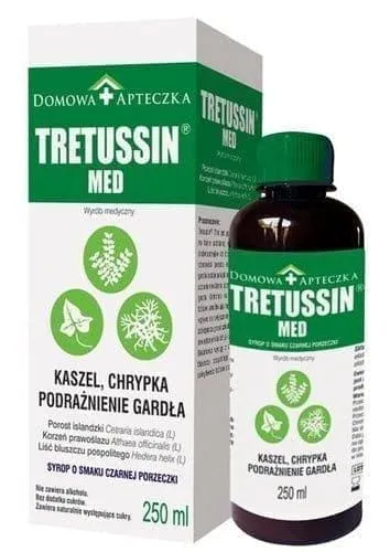 Tretussin 250ml, black currant syrup, marshmallow root