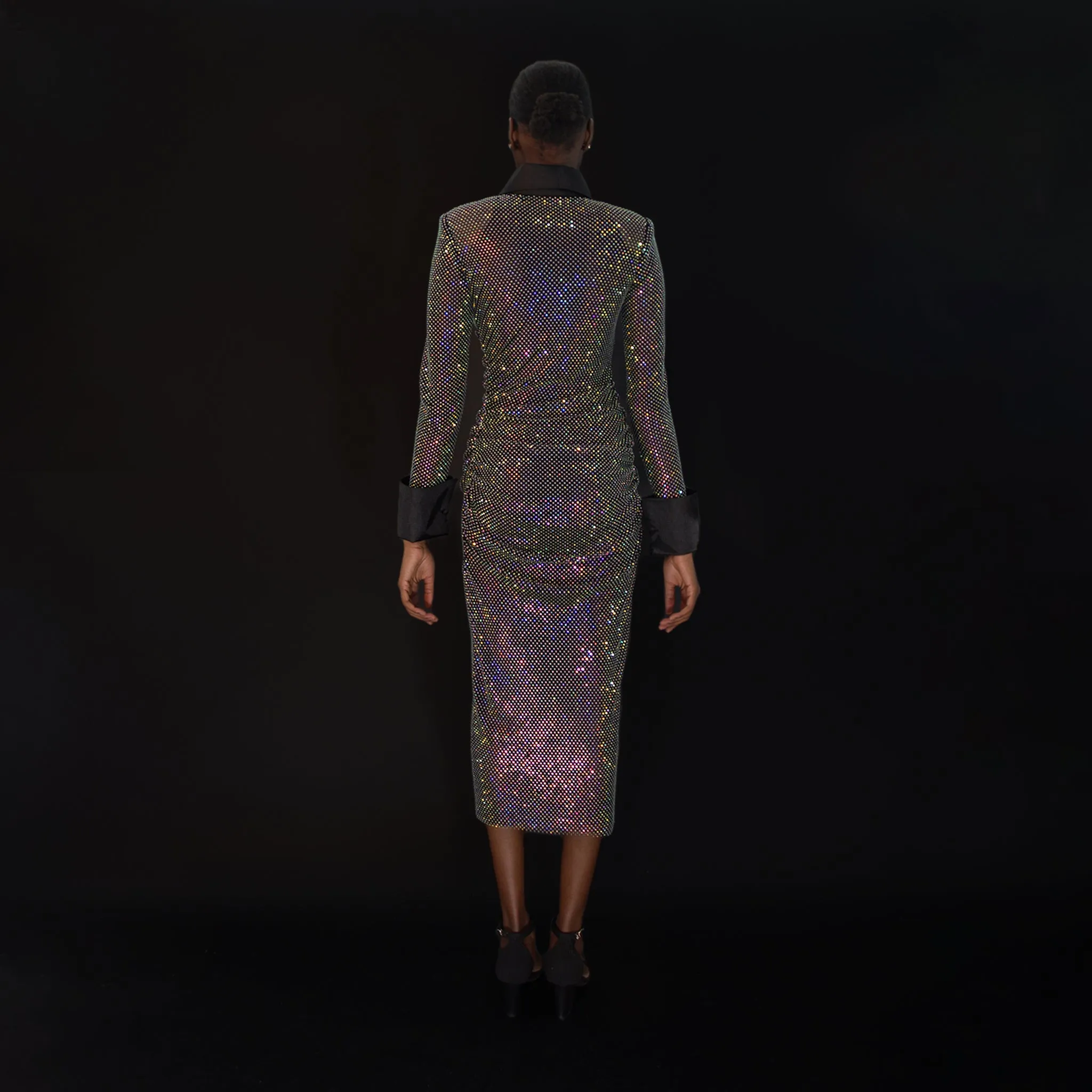 Vega Crystal Shirt Dress