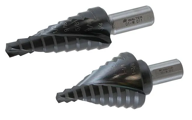 Walter 01W001 1/8" - 1/2" Spiral Multi-Step™ Drill Bit (1 Drill Bit)