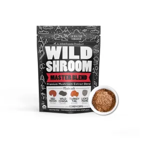 Wholesale - Master Shrooms Five Mushrooms Blend - Adaptogens   Prebiotic Powerhouse