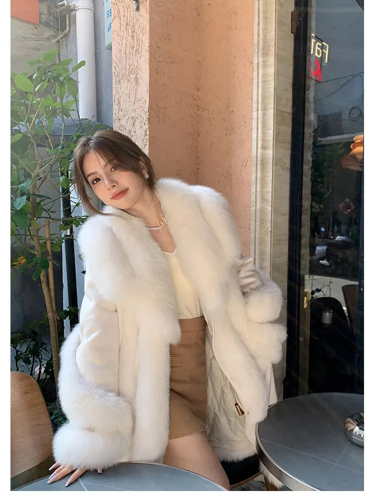 Women's Long Warm Faux Fur Coat