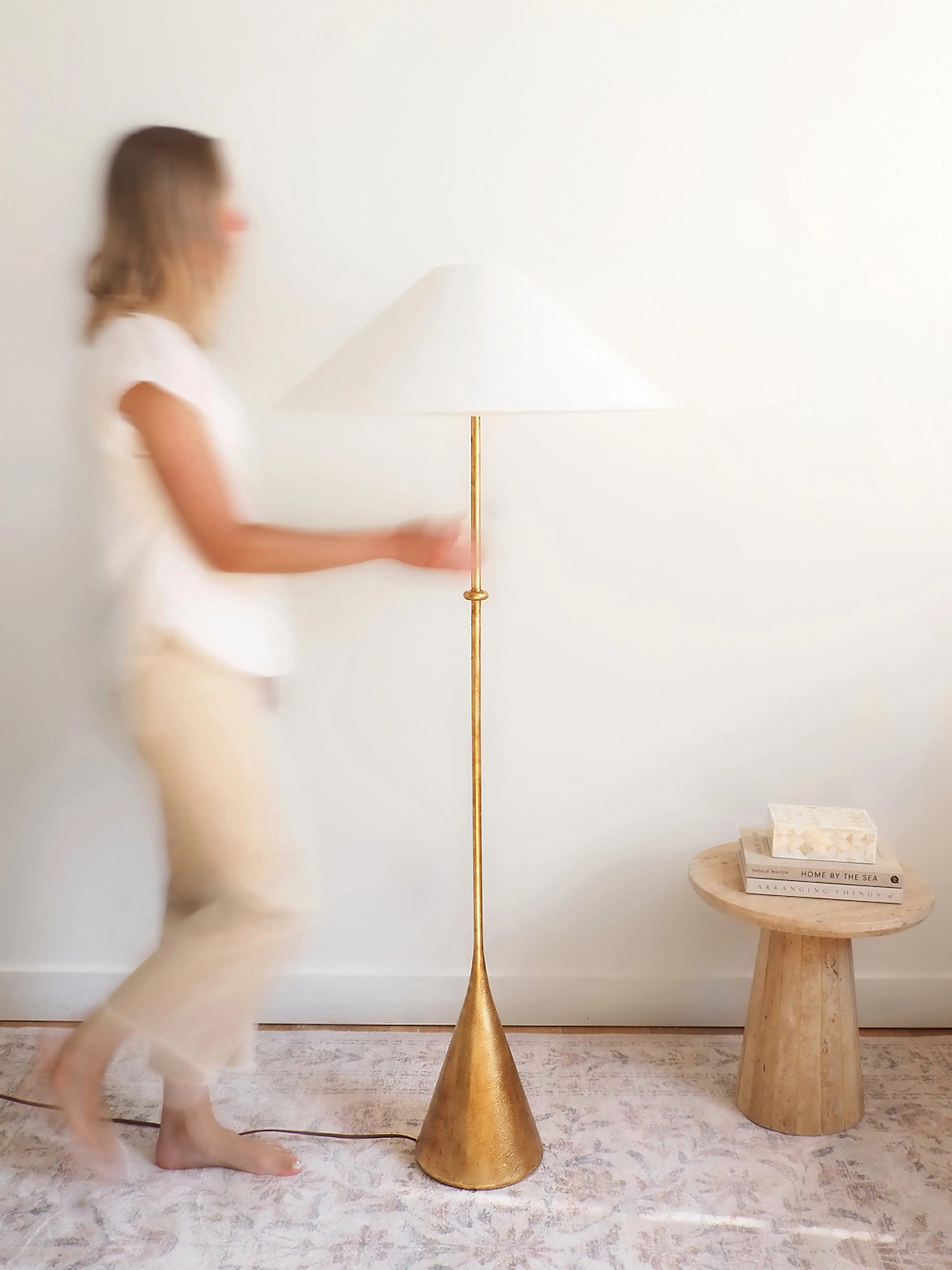 Zealous Gold Floor Lamp