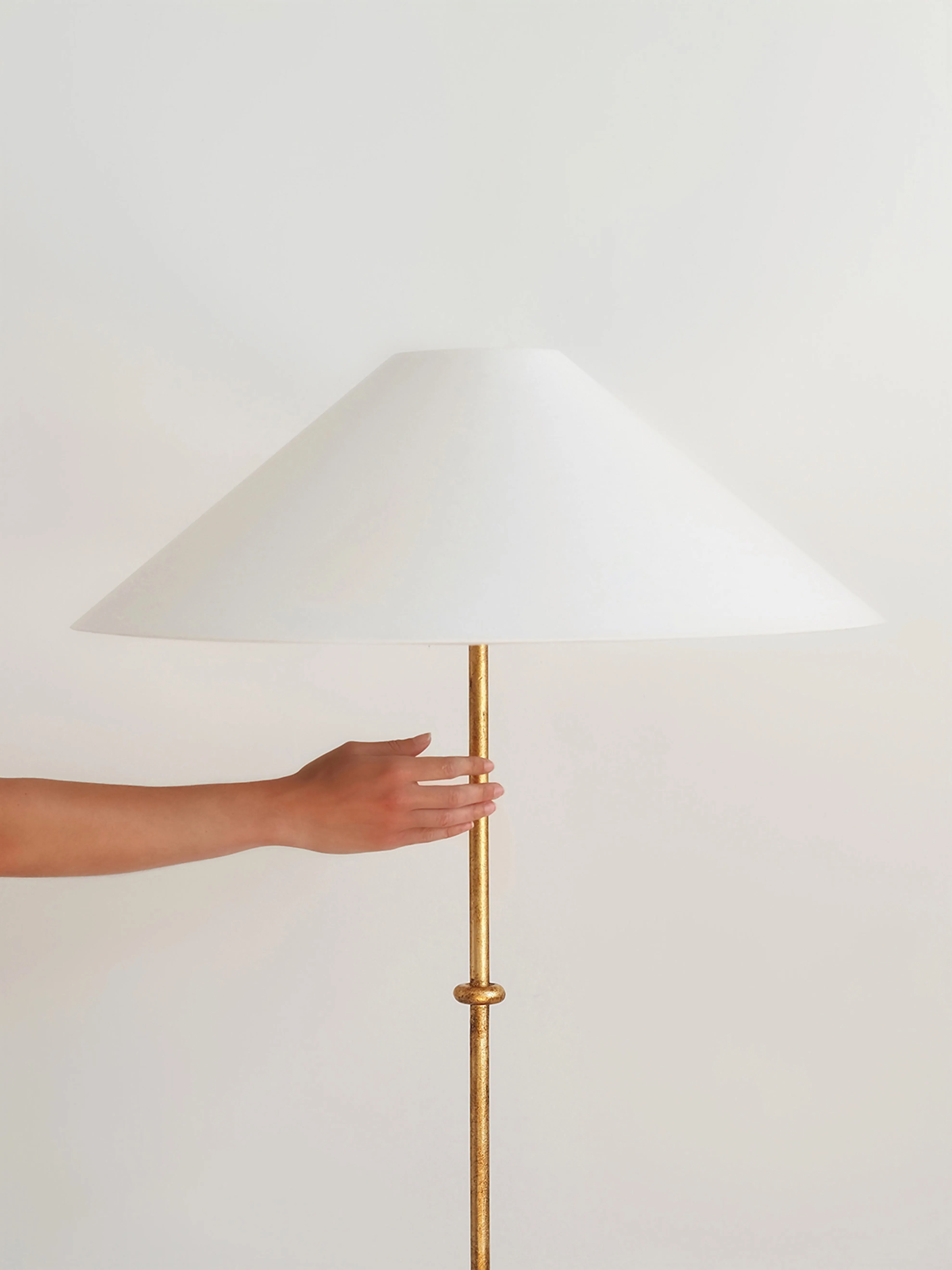 Zealous Gold Floor Lamp