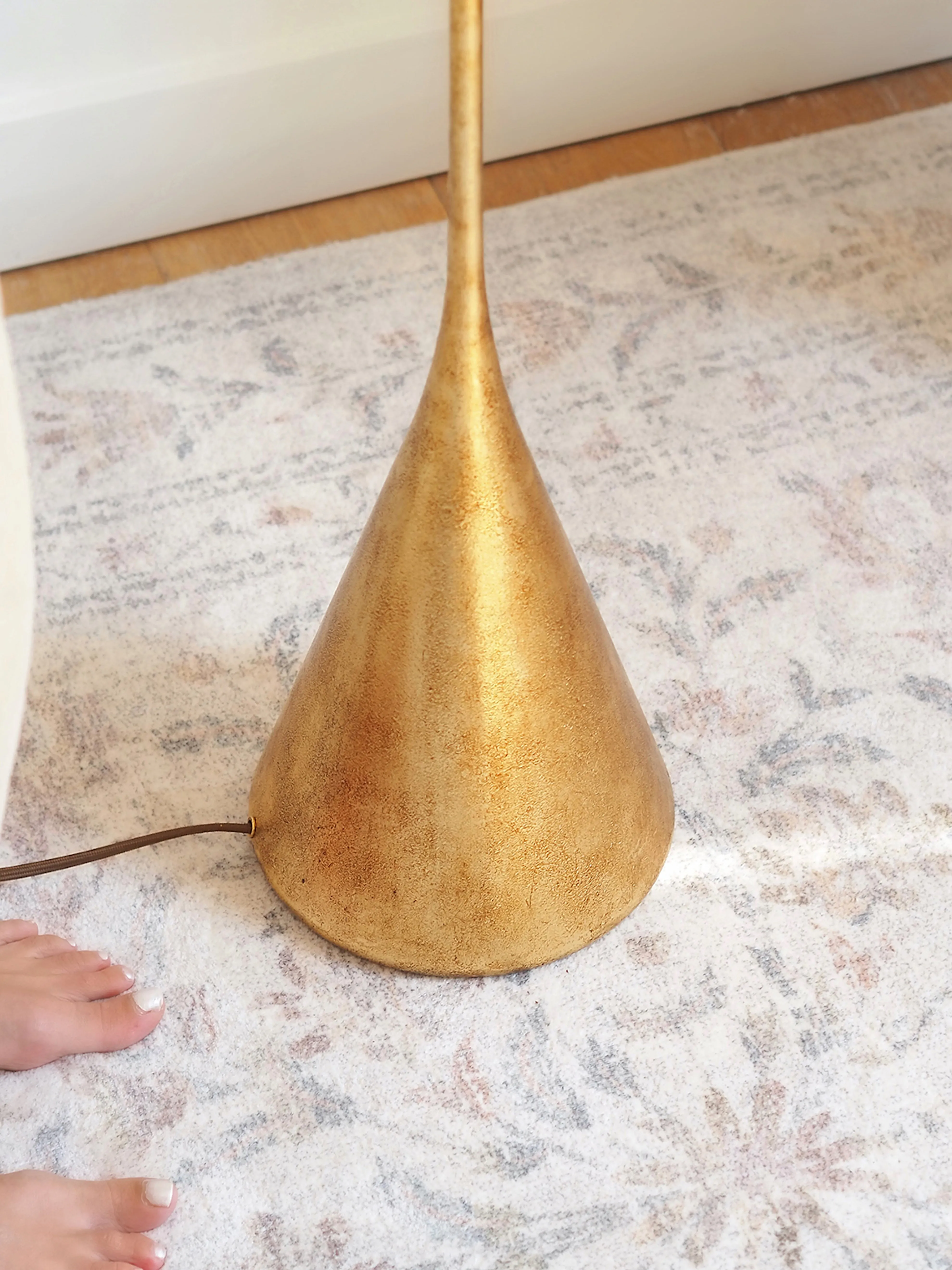 Zealous Gold Floor Lamp